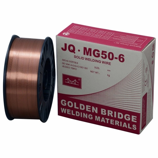 Проволока омедненная Золотой Мост JQ.MG50-6/ER70S-6 (Ø 0,6/ 5кг) (OK Autrod 12.51)