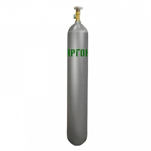 Баллон стальной малого объема (10 л) для газов. 150 кгс/см2 ГОСТ 949-73 Серый (Аргон)