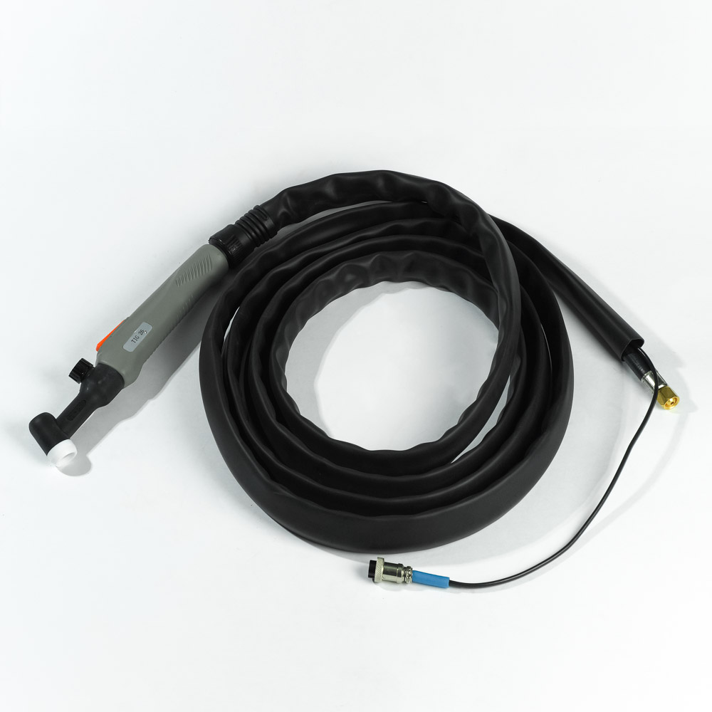 Горелка TIG 17V (M12×1) 4м; 140-125А; Ø 1,0-2,4мм; возд.; вентиль