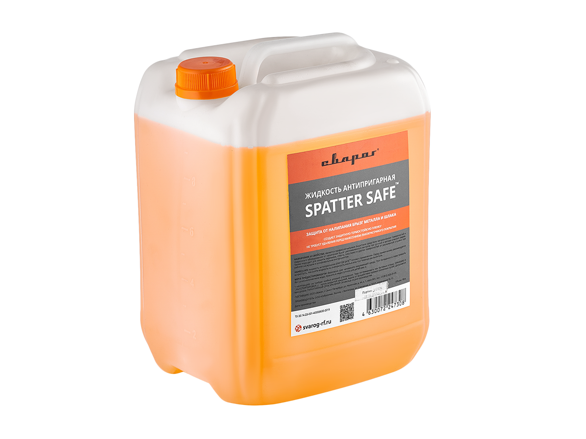 Жидкость антипригарная «Spatter Safe», 10л. ТМ «Сварог»