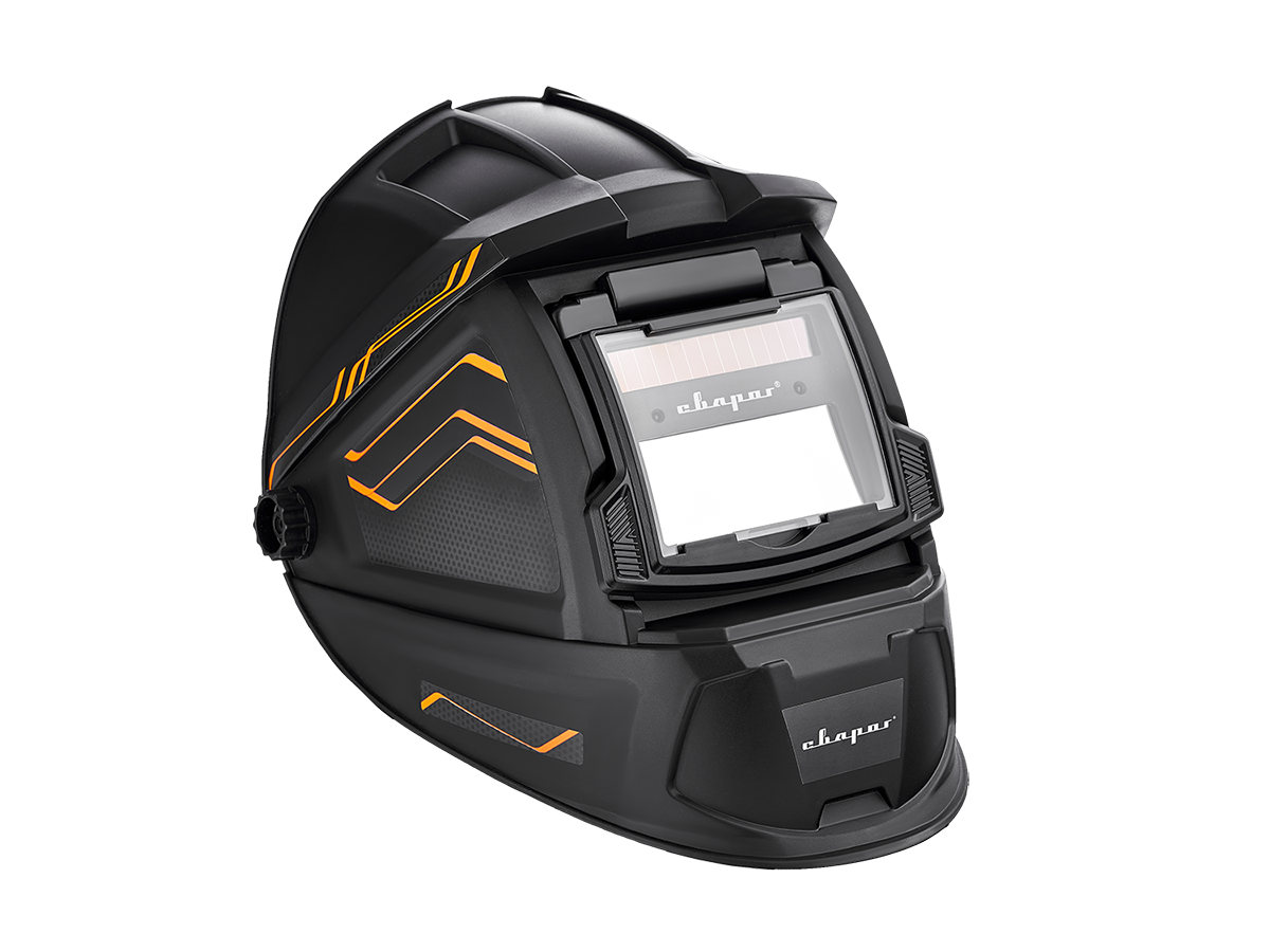 Щиток сварщика защитный лицевой (маска сварщика) "Хамелеон" SMART-3 внут. рег. (черная)