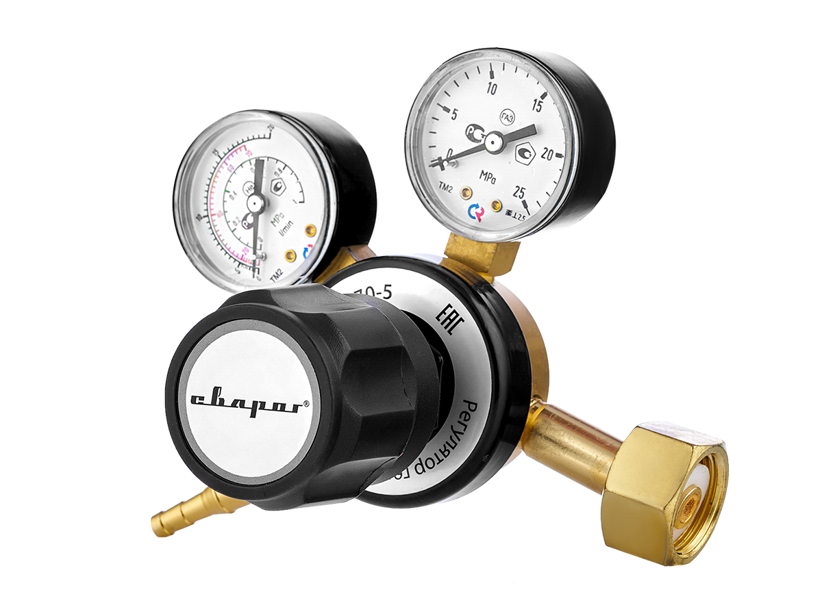 Регулятор гелиевый Сварог Г-70-5 (1C008-0028-HE-FL), манометры с поверкой