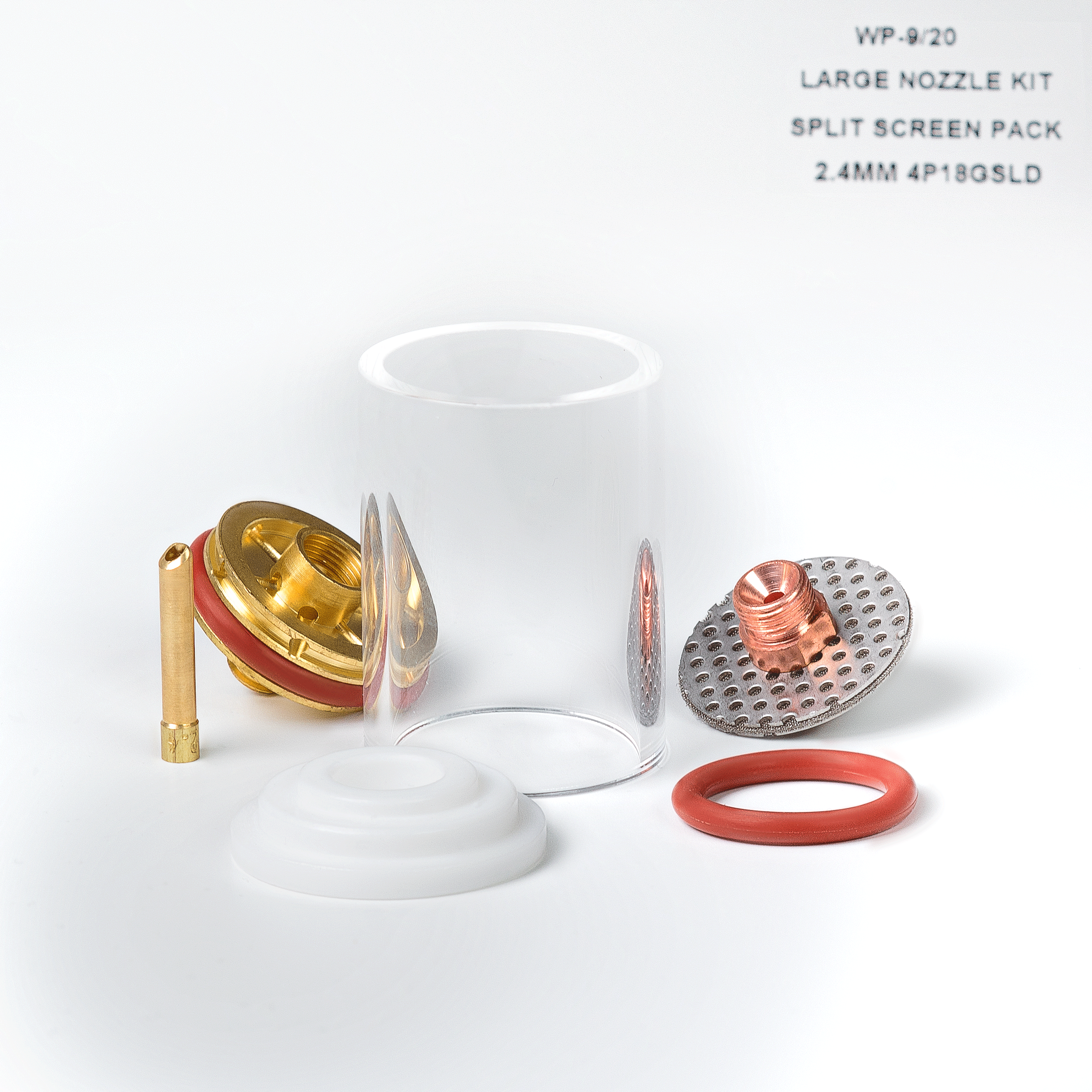 Start Custom Set 3 (9/20TIG L GAS LENS 2.4MM 4P18GSLD3 35*47L)