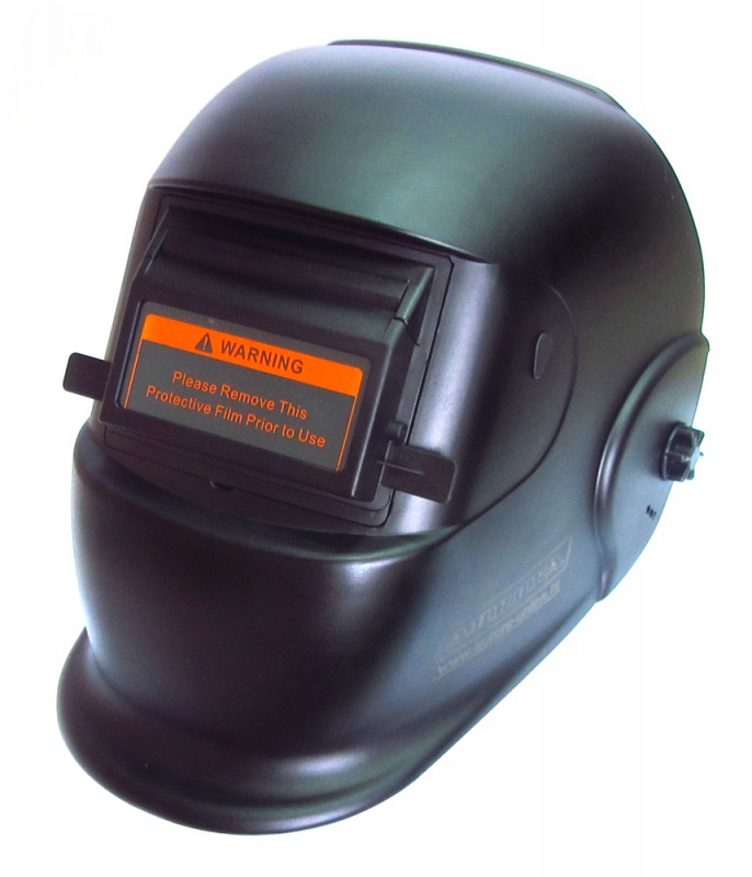 Сварочная маска Aurora A-12 Black Glass с поднимающимся светофильтром