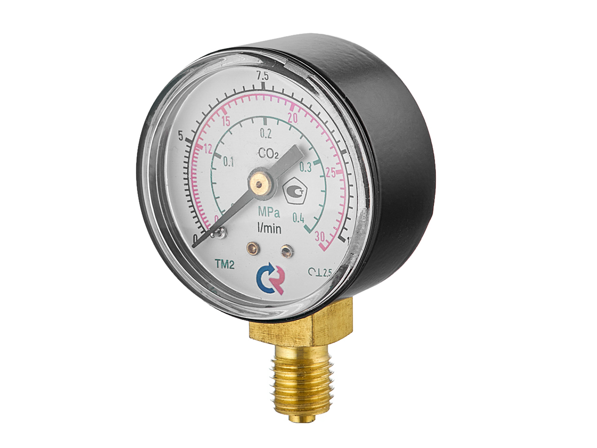 Манометр ТМ-210Р (0-30/12 L/min ( 0,4 МПа) СО2