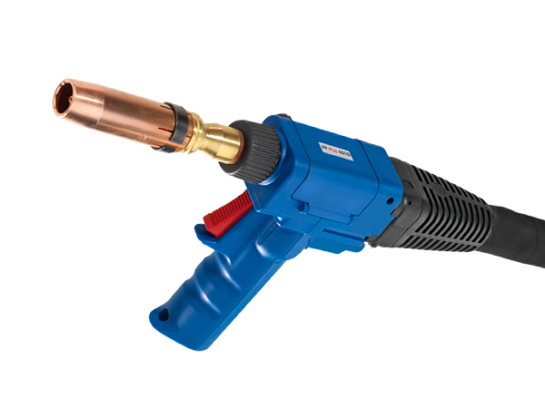 Горелка сварочная для полуавтомата ABICOR BINZEL Push Pull Plus 401D WZ-2 (прямой гусак, 40В, 8м)