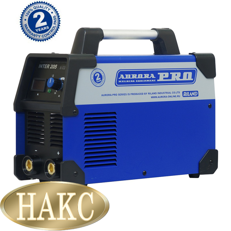 Сварочный инвертор Aurora INTER 205 (220В, аттестация НАКС)