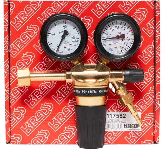 Base Control Hydrogen Водород - 20/1 МПа, вх. W 21,8x1/14LH"; вых. М16х1,5; 100 м3/ч ПОВЕРЕННЫЙ