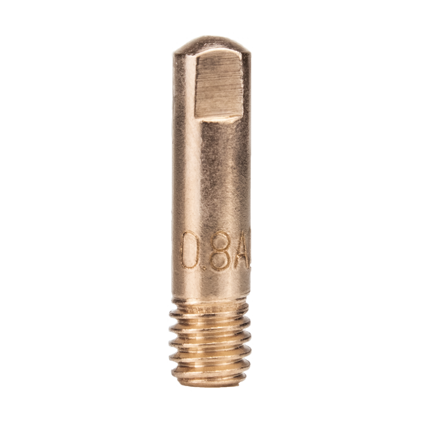 Сварочный наконечник E–Cu-AL М6 d0,8 прямой STM0003-38