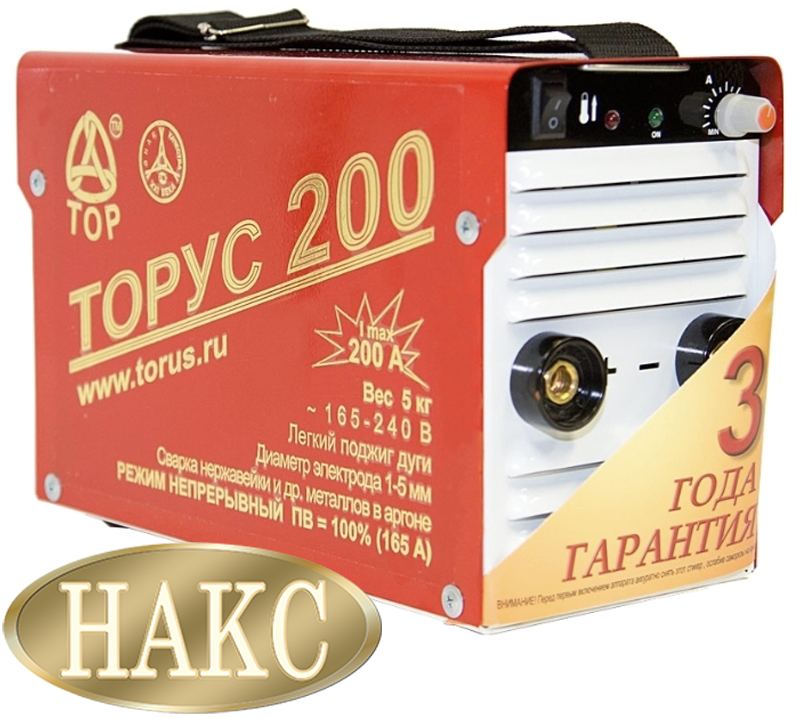 Сварочный инвертор ТОРУС-200 КЛАССИК (НАКС)