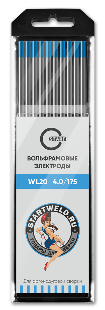 Вольфрамовый электрод WL 20 4,0/175 (голубой) WL2040175