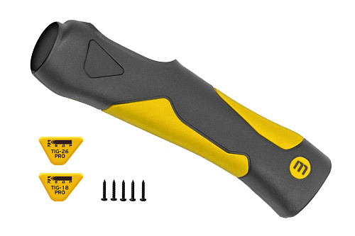 Рукоятка для горелки КЕДР TIG-18 PRO TIG-26 PRO с винтами и наклейкой Рукоятка для горелки КЕДР TIG-18 PRO TIG-26 PRO с винтами и наклейкой