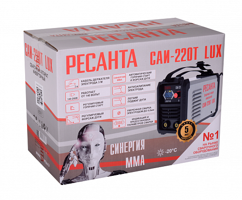 Сварочный аппарат инверторный РЕСАНТА САИ-220T LUX Сварочный аппарат инверторный РЕСАНТА САИ-220T LUX