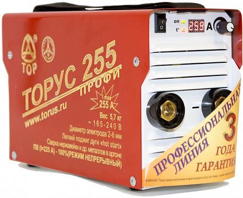 Сварочный инвертор ТОРУС-255 ПРОФИ Сварочный инвертор ТОРУС-255 ПРОФИ