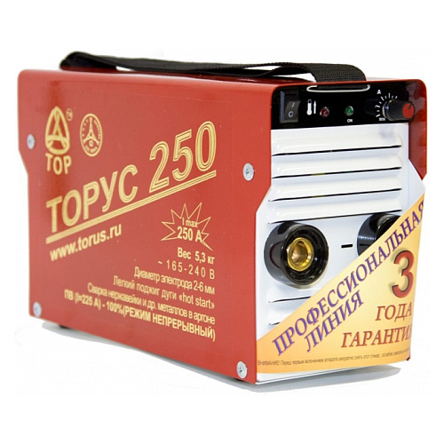 Сварочный инвертор ТОРУС-250 ЭКСТРА Сварочный инвертор ТОРУС-250 ЭКСТРА