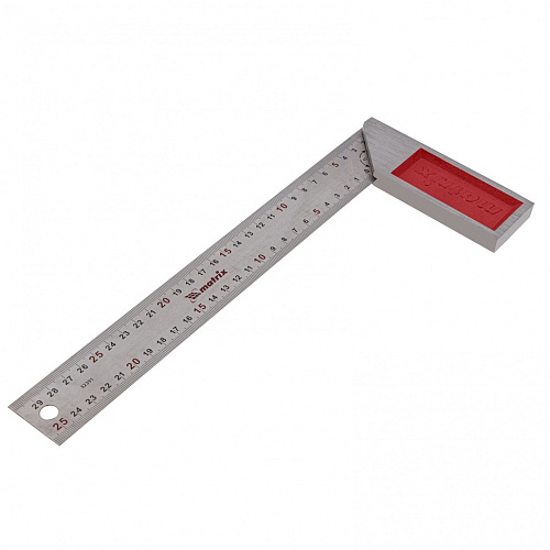 Угольник стальной, 300 мм, градуировка Matrix Угольник стальной, 300 мм, градуировка Matrix