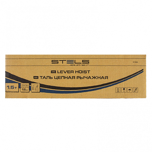 Таль цепная рычажная, 1.5т, h подъема 1.5 м Stels Таль цепная рычажная, 1.5т, h подъема 1.5 м Stels