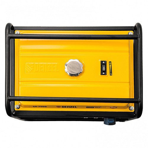 Генератор бензиновый GE 7900, 6.5 кВт, 220 В/50 Гц, 25 л, ручной пуск Denzel Генератор бензиновый GE 7900, 6.5 кВт, 220 В/50 Гц, 25 л, ручной пуск Denzel
