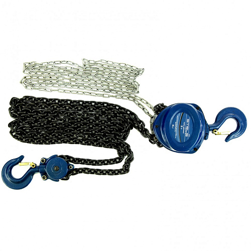 Таль цепная, 3 т, h подъема 3 м, расстояние между крюками 500 мм Stels Таль цепная, 3 т, h подъема 3 м, расстояние между крюками 500 мм Stels