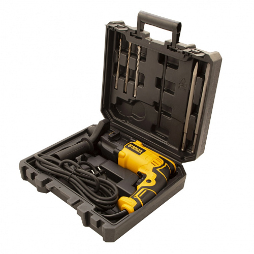 Перфоратор электрический RH-650-18, SDS-plus, 650 Вт, 2,0 Дж, 3 плюс 1 реж.// Denzel Перфоратор электрический RH-650-18, SDS-plus, 650 Вт, 2,0 Дж, 3 плюс 1 реж.// Denzel