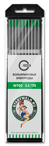 Вольфрамовый электрод WP 3,2/175 (зеленый) WP2032175 Вольфрамовый электрод WP 3,2/175 (зеленый) WP2032175
