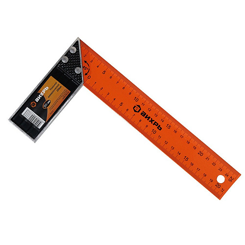 Угольник металлический ВИХРЬ 250 мм Угольник металлический ВИХРЬ 250 мм