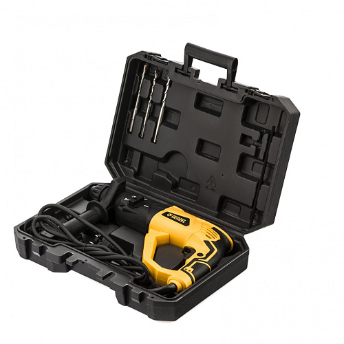 Перфоратор электрический RH-1050-26, SDS-plus, 1050 Вт, 3.2 Дж, 3 плюс 1 режим Denzel Перфоратор электрический RH-1050-26, SDS-plus, 1050 Вт, 3.2 Дж, 3 плюс 1 режим Denzel