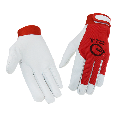 WorkMaster STG0110, Перчатки со вставкой из козьей кожи (10/100) WorkMaster STG0110, Перчатки со вставкой из козьей кожи (10/100)