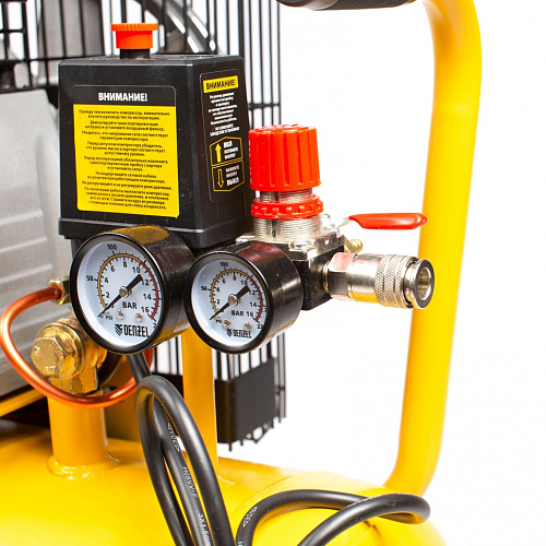 Компрессор воздушный BCI2300/50, ременный привод, 2.3 кВт, 50 литров, 400 л/мин Denzel Компрессор воздушный BCI2300/50, ременный привод, 2.3 кВт, 50 литров, 400 л/мин Denzel