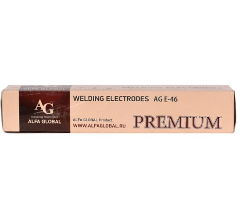 Электроды AG E-46 PREMIUM   d= 2,5*350  5,0кг Электроды AG E-46 PREMIUM   d= 2,5*350  5,0кг