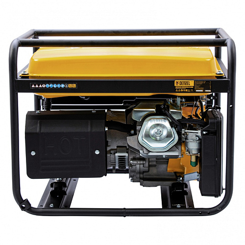Генератор бензиновый GE 6900, 5.5 кВт, 220 В/50 Гц, 25 л, ручной старт Denzel Генератор бензиновый GE 6900, 5.5 кВт, 220 В/50 Гц, 25 л, ручной старт Denzel