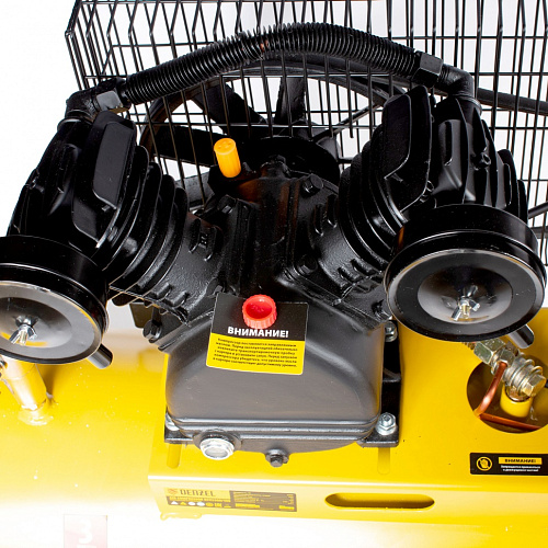 Компрессор воздушный BCV2300/100, ременный привод, 2.3 кВт, 100 литров, 440 л/мин Denzel Компрессор воздушный BCV2300/100, ременный привод, 2.3 кВт, 100 литров, 440 л/мин Denzel